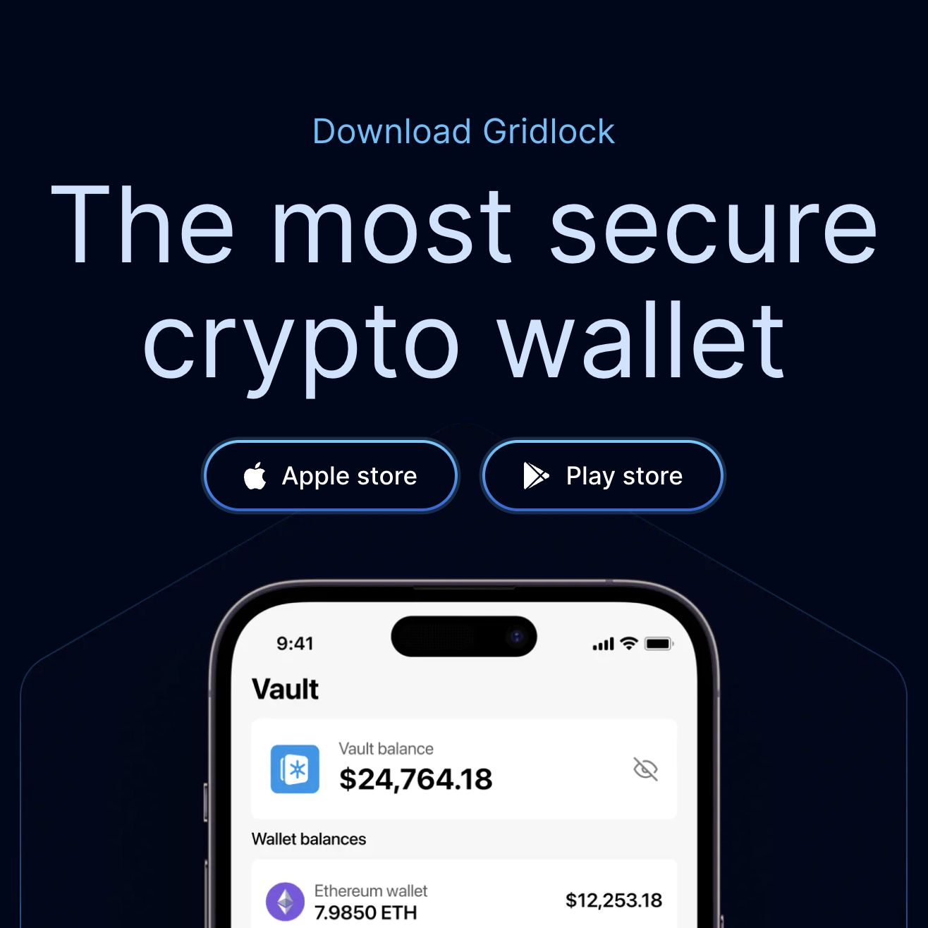 Mobile Crypto Wallet (Gridlock)